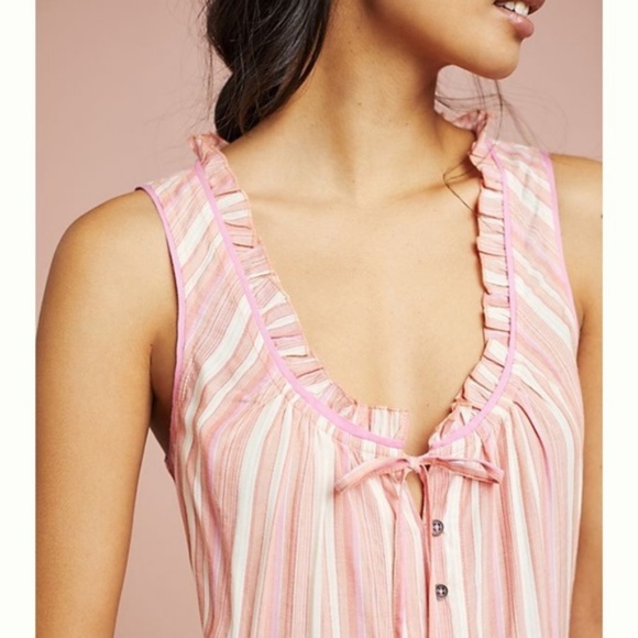 NEW Anthropologie Visayas Striped Jumpsuit - Picture 2 of 6